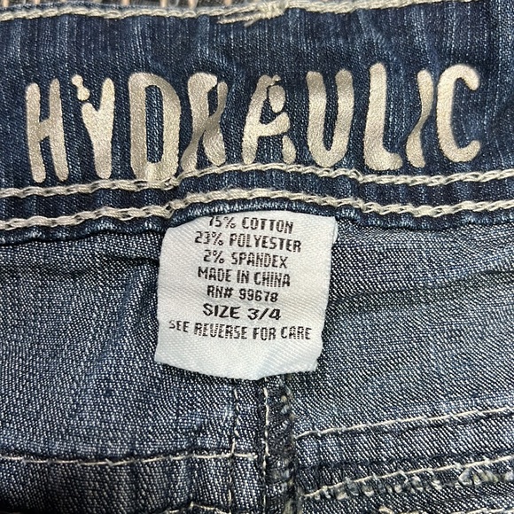 Hydraulic blue jeans size jr 3/4 - Picture 4 of 13